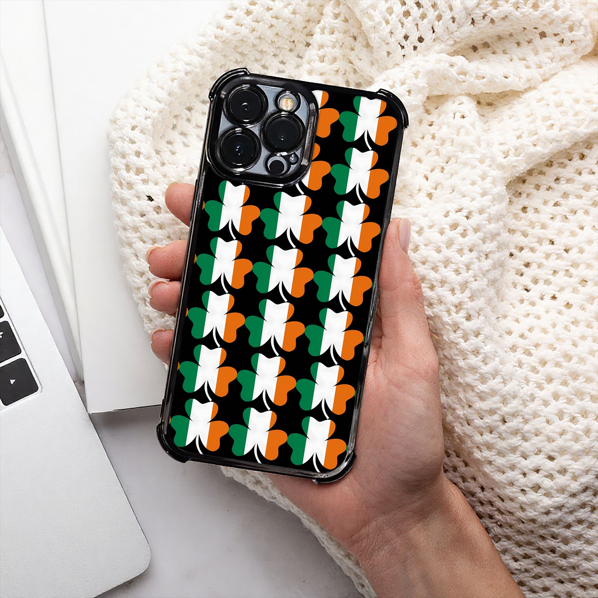 Phone Cases Ireland - Custodia per telefono con bandiera irlandese