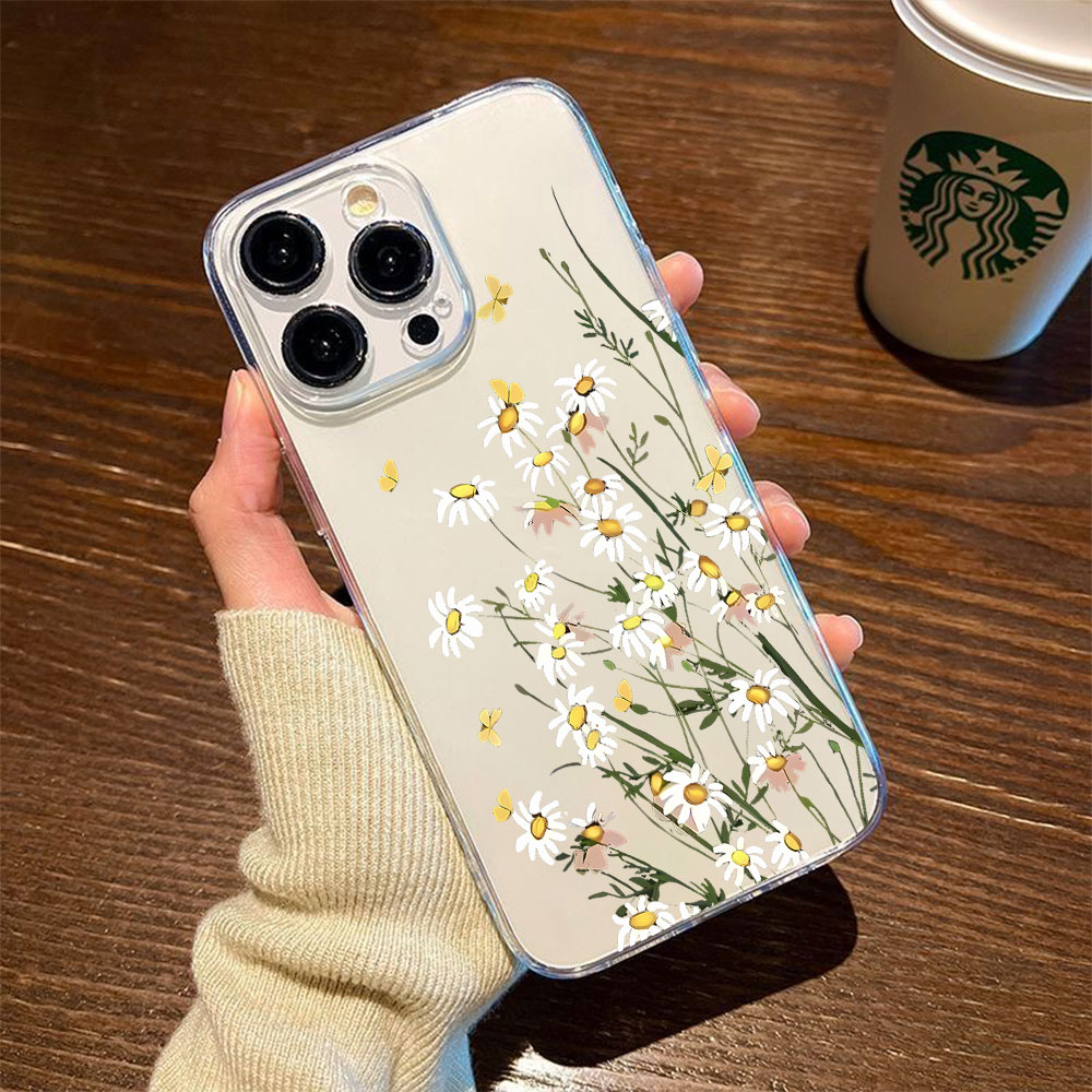Phone Cases Iphone - Nuova Cover Morbida in TPU Daisy