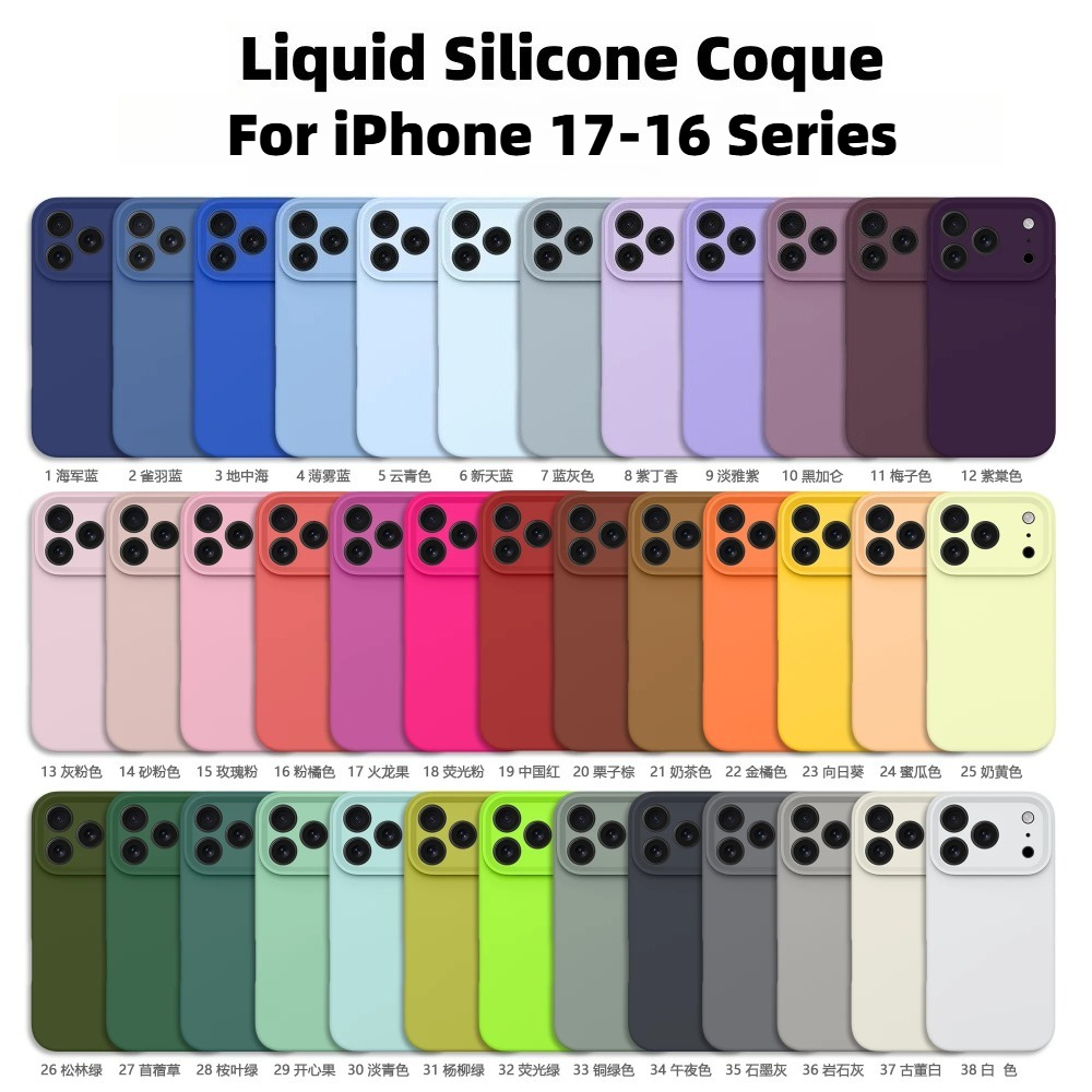 Phone Cases That Cover The Camera - Custodia Protettiva in Silicone Liquido 1:1