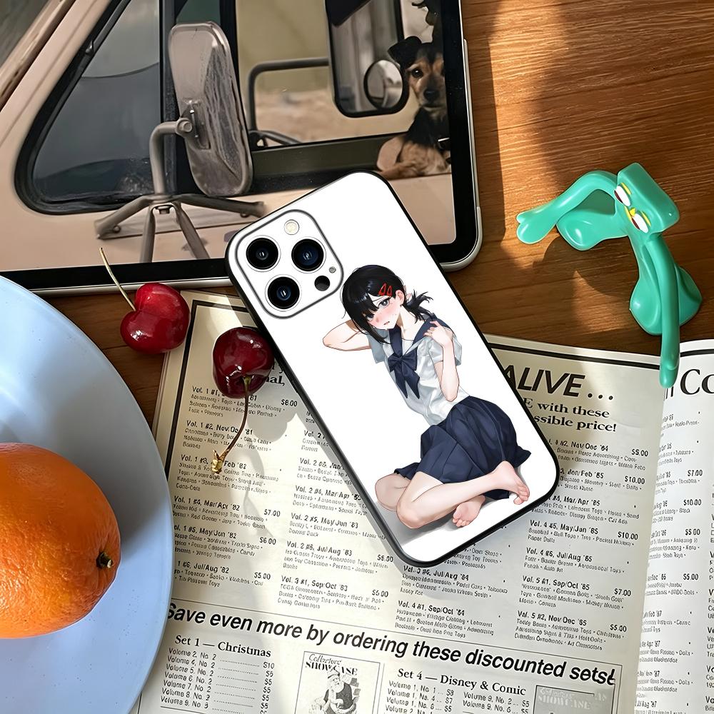 Phone Cases Iphone - Cover Morbida Antiurto Nera Chainsaw Man