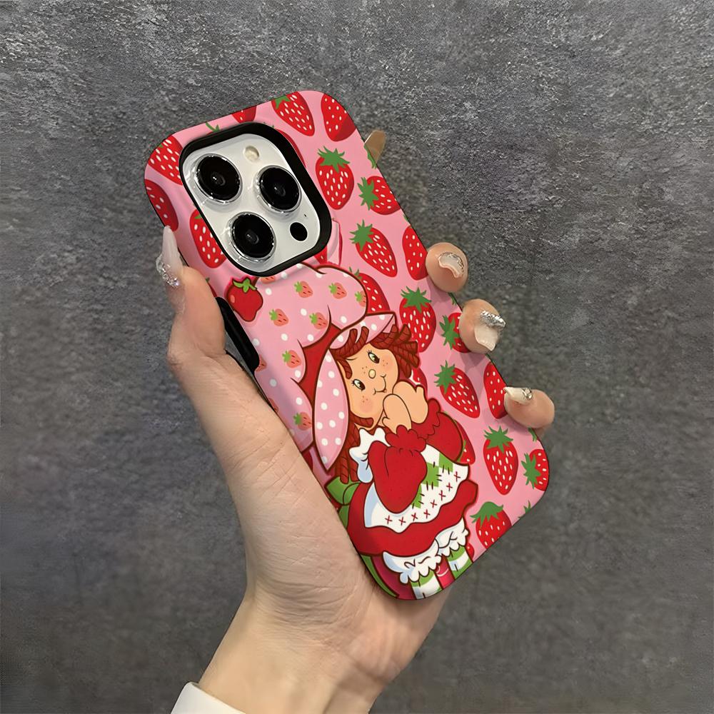 Phone Cases Louis Vuitton - V-Vintage-D-Strawberry Shortcake Custodia per telefono PC