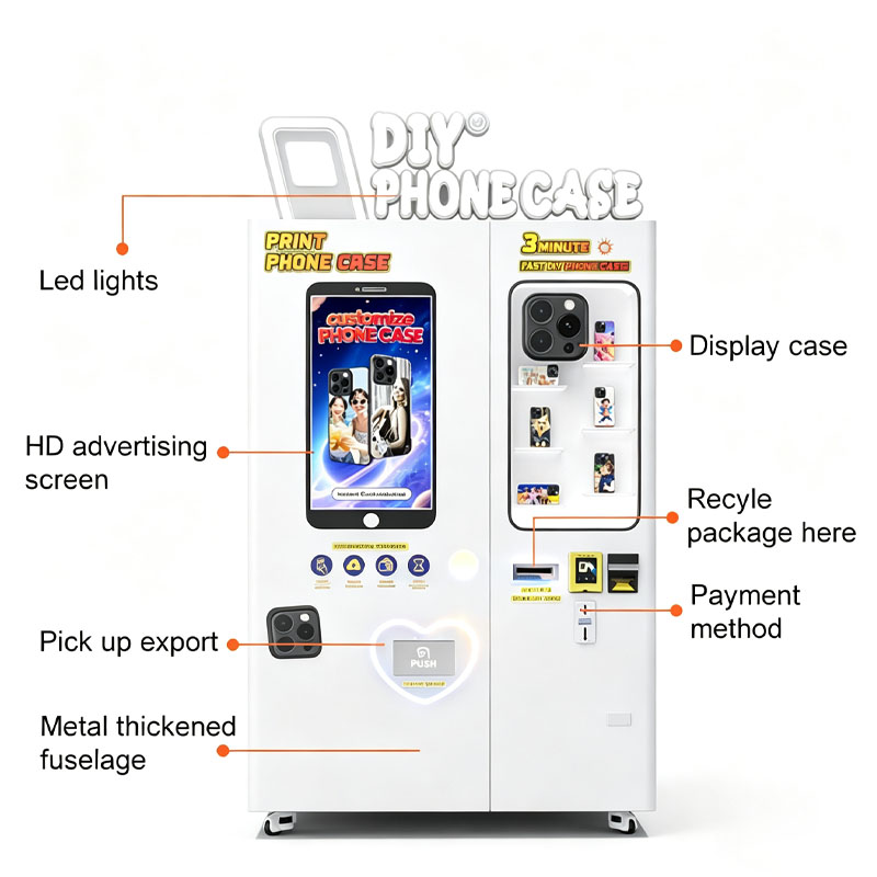 Macchina per Cover Personalizz - Phone Cases Vending Machine recensione e prezzo